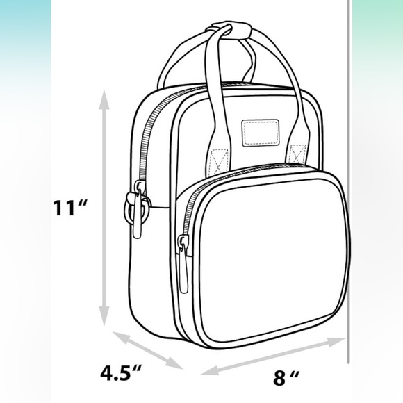 Disney Mickey Mouse Club crossbody bag NWT Denim blue parks bag purse - Picture 4 of 5